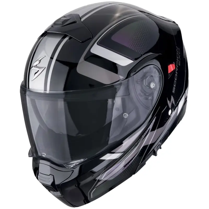 Nízká Cena Modulární helma na motorku Scorpion EXO-930 EVO ARDENS černá chameleon