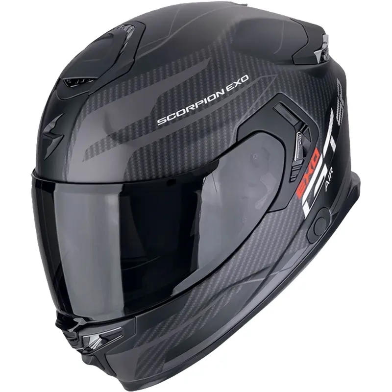 Integrální helma na motorku Scorpion EXO-GT SP AIR FLEX matná černo-stříbrná Speciální Cena