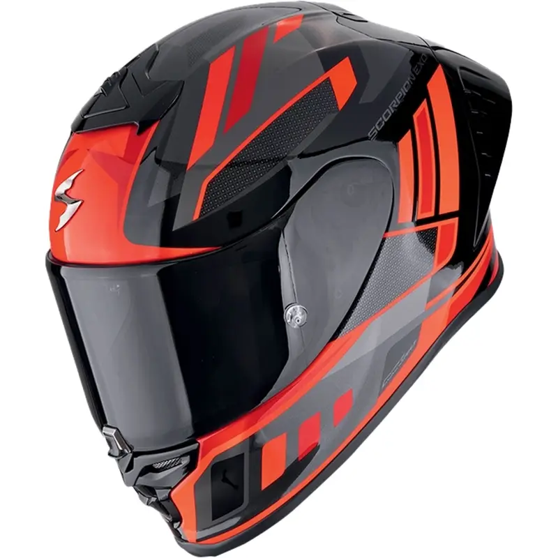 Integrální helma na motorku Scorpion EXO-R1 EVO II AIR VITAL černo-stříbrno-červená Sezónní Sleva