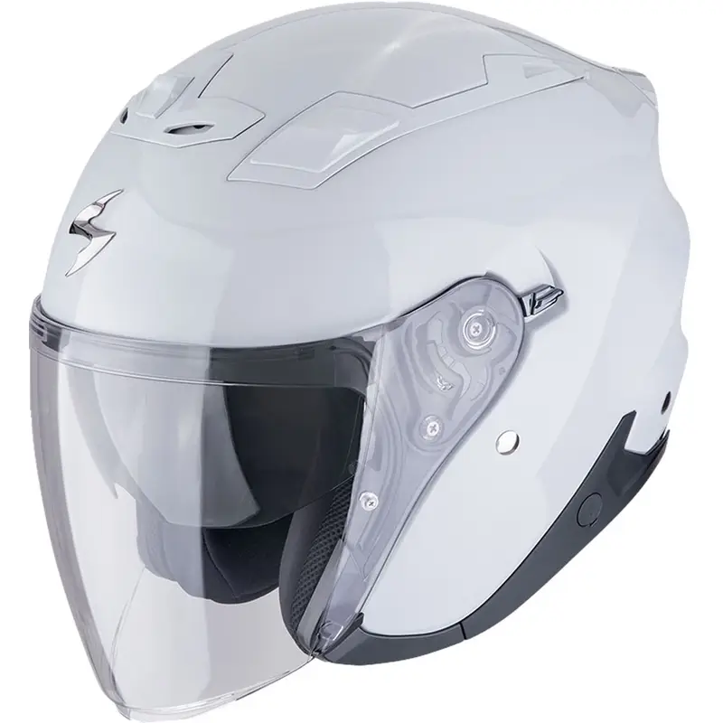 Otevřená helma na motorku Scorpion EXO-Z1 Solid perleťově bílá Nová Kolekce