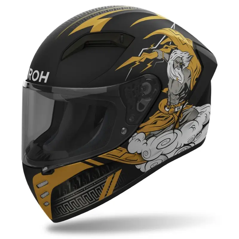 Integrální helma na motorku Airoh CONNOR Zeus matná černo-zlatá Ověřený
