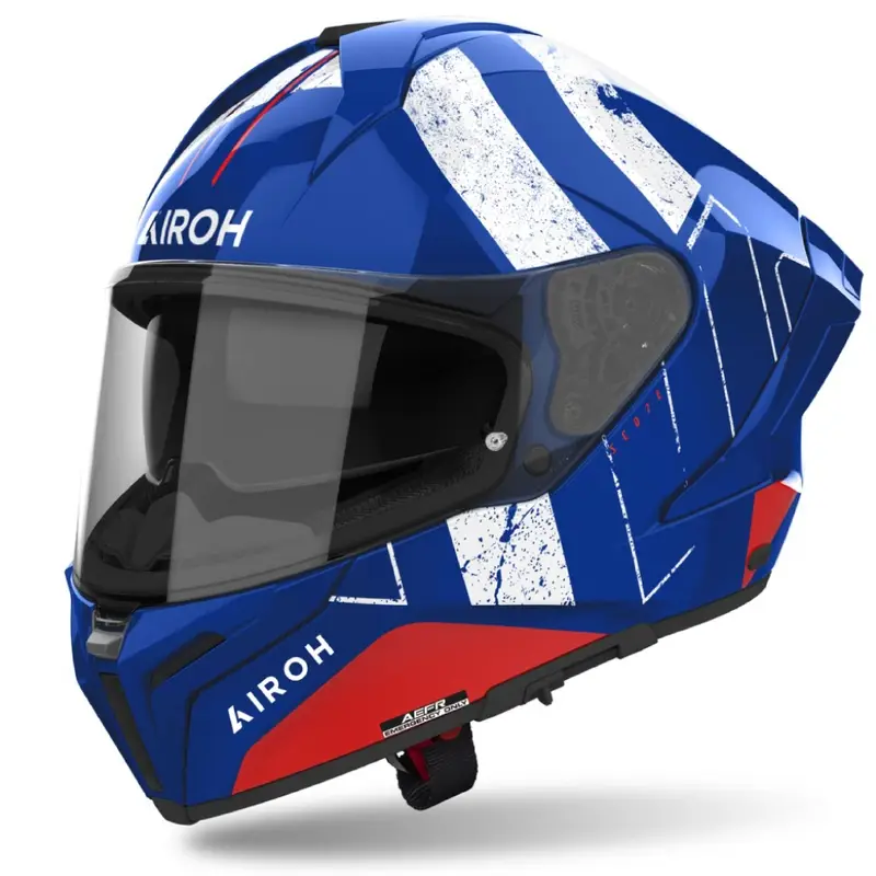 Expresní Doručení Integrální helma na motorku Airoh MATRYX Scope modro-červená