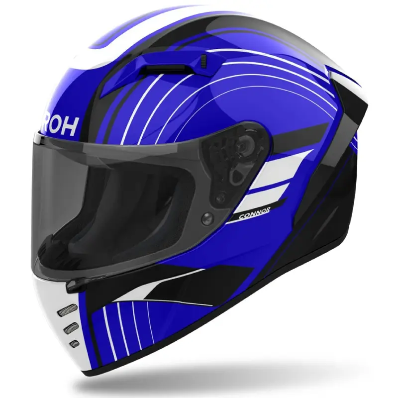 Integrální helma na motorku Airoh CONNOR Achieve lesklá modrá Autentický