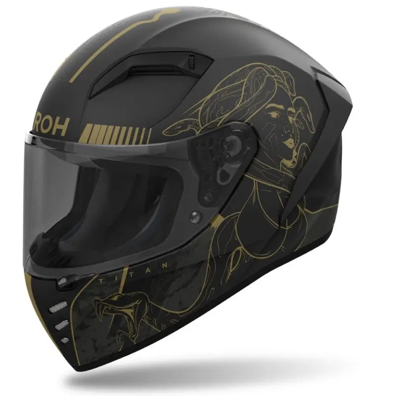 Integrální helma na motorku Airoh CONNOR Titan matná černá Nejprodávanější