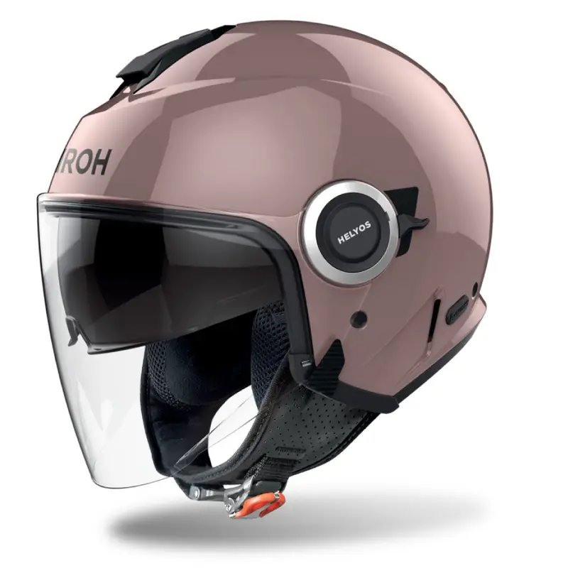 Otevřená helma na motorku Airoh HELYOS Color metalická růžová Pouze Dnes