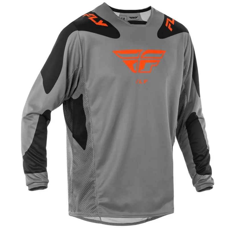 Motokrosový dres FLY Racing Kinetic Sym šedo-oranžovo-černý Super Cena