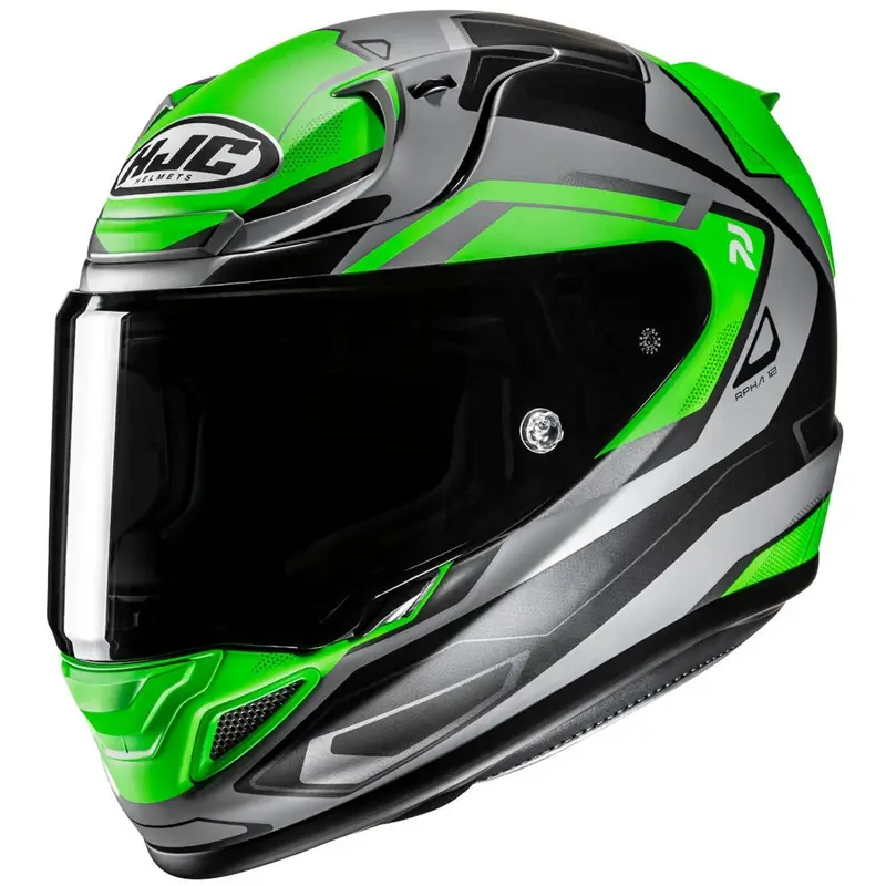 Integrální helma na motorku HJC RPHA 12 Brels MC4HSF zeleno-šedo-černá Novinka