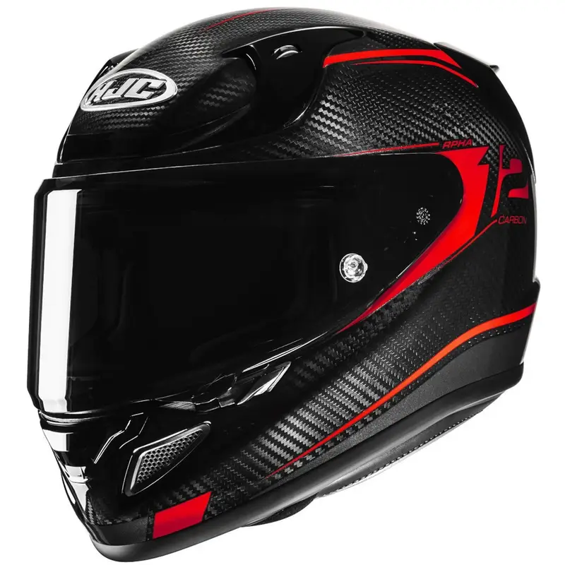 Super Cena Integrální helma na motorku HJC RPHA 12 CARBON Keres MC1 černo-červená