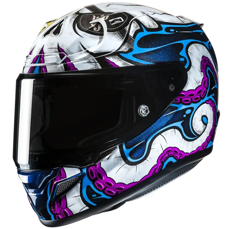 Integrální helma na motorku HJC RPHA 12 Kraken MC28 bílo-modro-černá Nejlepší Volba