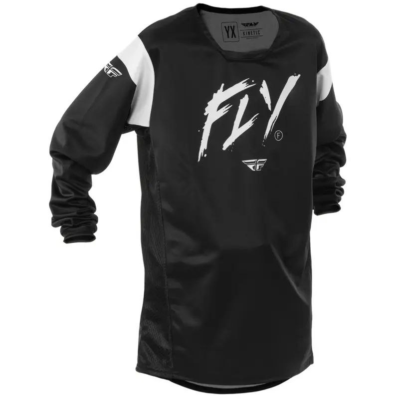Dětský motokrosový dres FLY Racing Kinetic Stoke černo-bílý Objednat Nyní