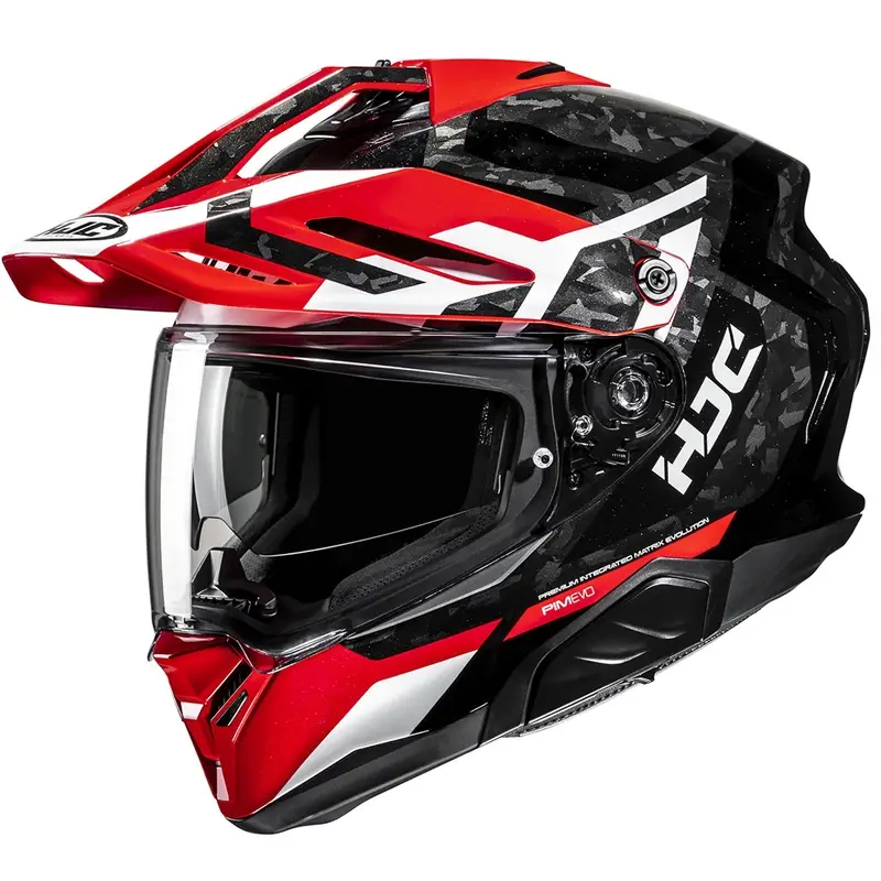 Enduro helma na motorku HJC RPHA 60 Dakar MC1 černo-červená Vrácení Zdarma
