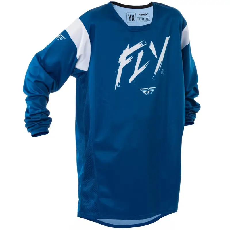Výhodná Nabídka Dětský motokrosový dres FLY Racing Kinetic Stoke modro-bílý