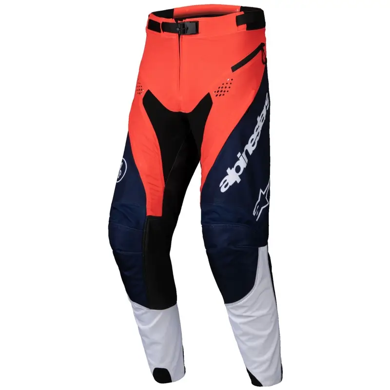 Výhodná Nabídka Motokrosové kalhoty Alpinestars PRO-Dura modro-oranžovo-bílé