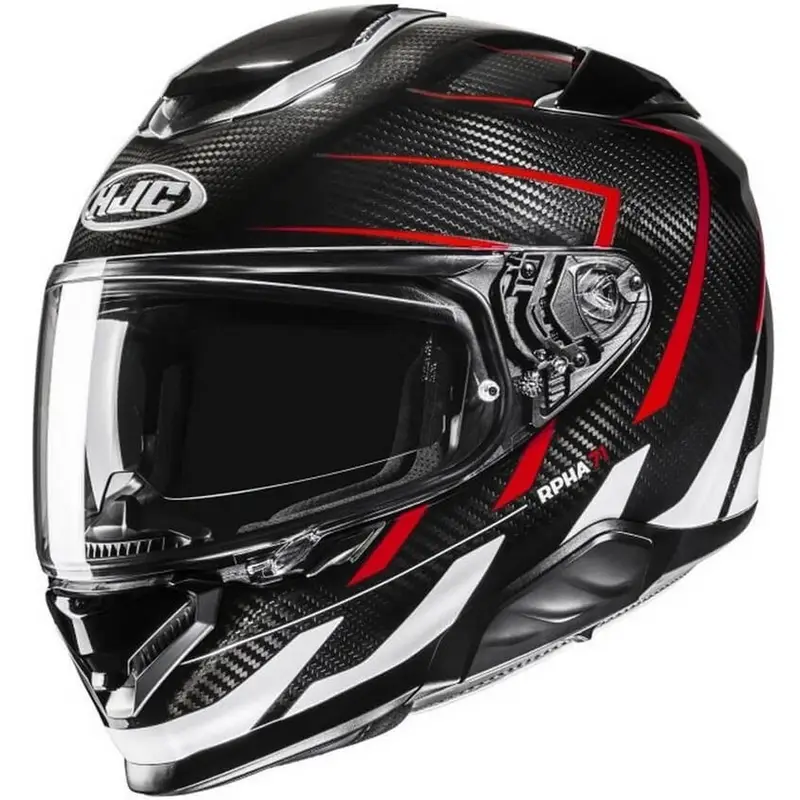 Integrální helma na motorku HJC RPHA 71 CARBON Cano MC1 černo-červeno-bílá výprodej Cenově Výhodný