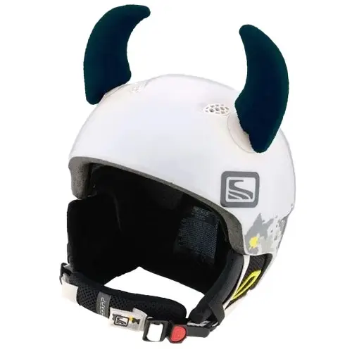 Uši na helmu Crazy Ears Rohy velké černé Rychlé Dodání