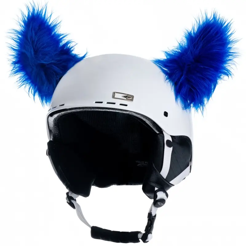 Pouze Dnes Uši na helmu Crazy Ears Rohy modré