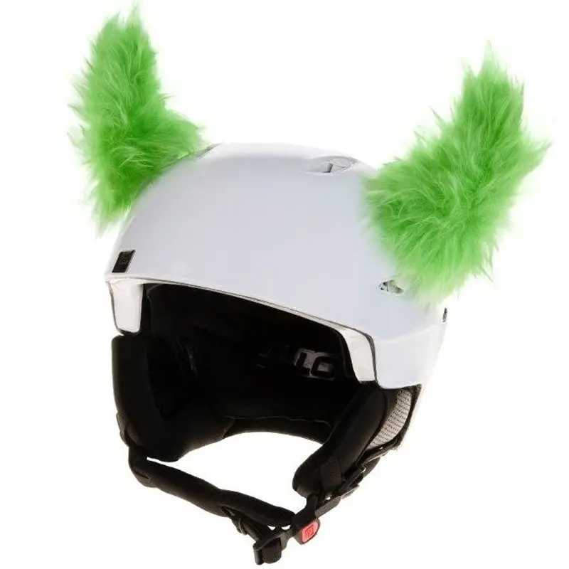 Nakupujte Hned Uši na helmu Crazy Ears Rohy zelené