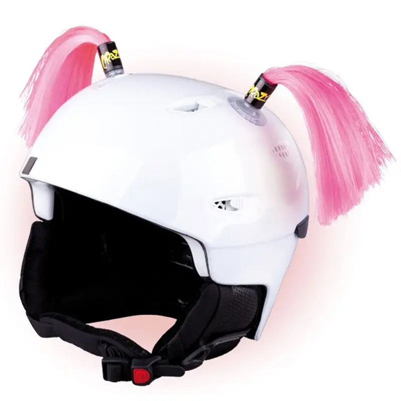 Uši na helmu Crazy Ears Culíky růžové Autentický