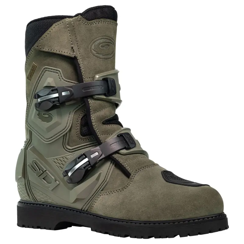 Boty na motorku SiDi Adventure Gore-Tex 2 Mid khaki Nakupujte Hned