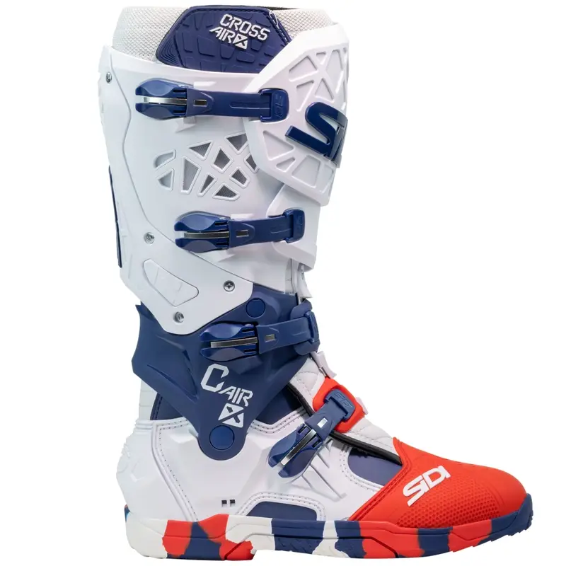 Pouze Dnes Boty na motorku SiDi Crossair X bílo-modro-červené