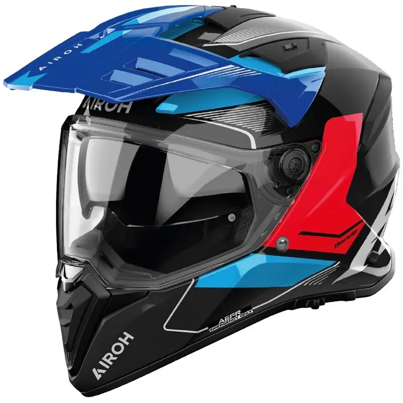 Top Prodej Enduro helma na motorku Airoh Bandit Tune modro-červená
