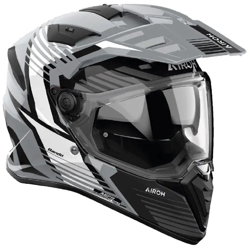 Zlevněný Enduro helma na motorku Airoh Bandit Spicy šedá