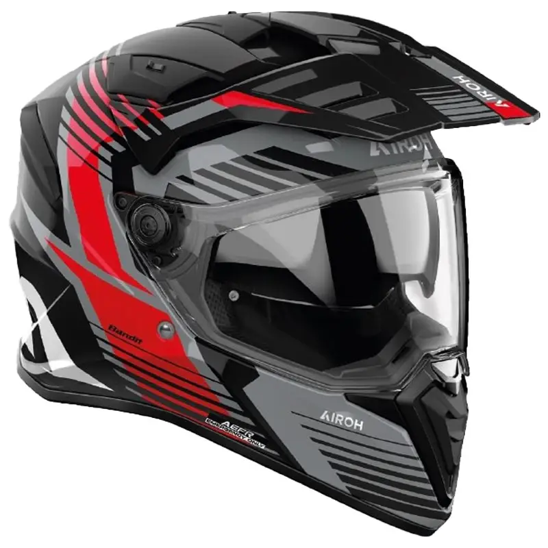 Must-Have Enduro helma na motorku Airoh Bandit Spicy červená