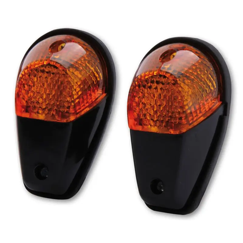 Levný Blinkr na motorku Highsider Smart 12V/21W černo-oranžový