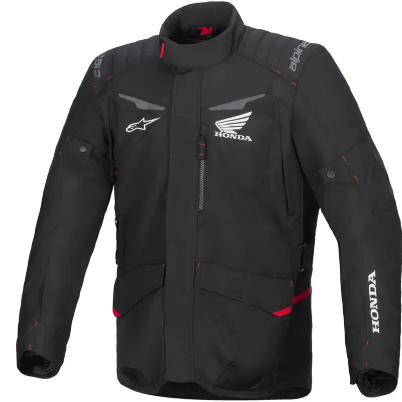 Bunda na motorku Alpinestars ST-1 Waterproof kolekce Honda černo-červená Časově Omezené