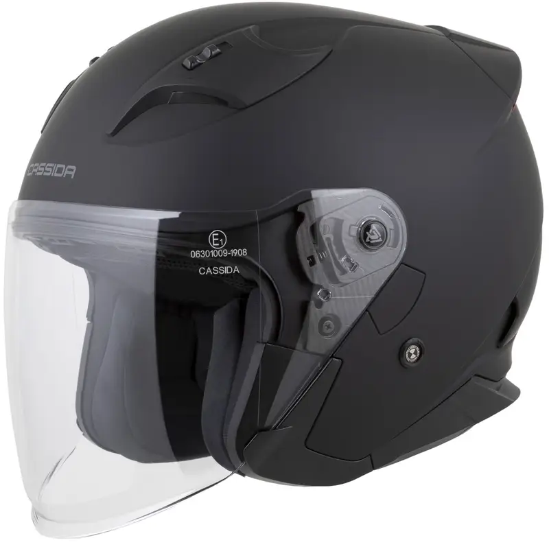 Dokud Zásoby Vydrží Otevřená helma na motorku Cassida Reflex 2.0 Solid matná černo-tmavě šedá