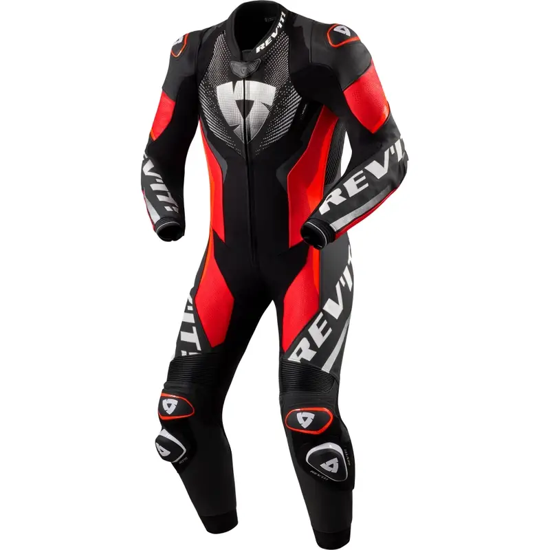 Objednat Nyní Kombinéza na motorku Revit One Piece Hyperspeed 3 černo-fluo červená