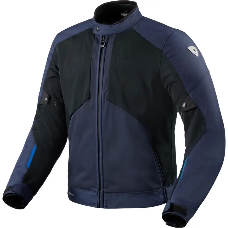 Bunda na motorku Revit Torque 3 H2O tmavě modro-černá Nová Kolekce
