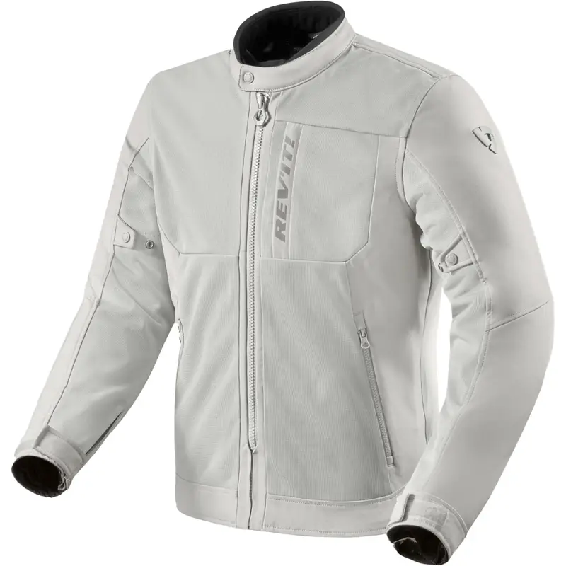 Bunda na motorku na motorku Revit Highcrest stříbrná Dokud Zásoby Vydrží