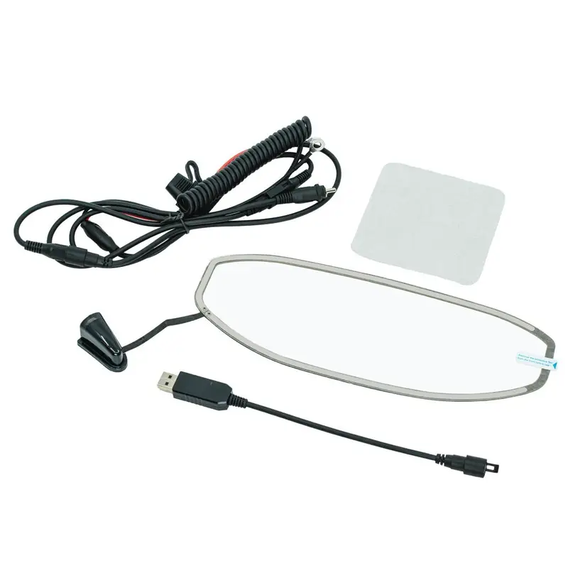 Originální Elektricky vyhřívané plexi pro helmy na motorku LS2 čiré