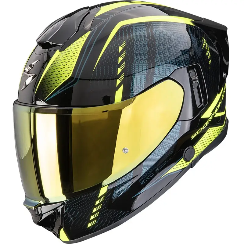 Integrální helma na motorku Scorpion EXO-530 Air Theras černo-fluo žlutá Super Cena