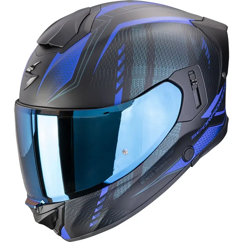 Integrální helma na motorku Scorpion EXO-530 Air Theras matná černo-modrá Dokud Zásoby Vydrží