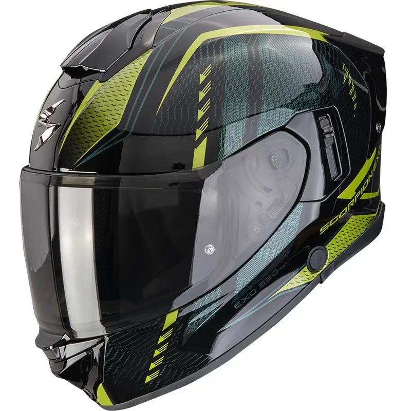 Integrální helma na motorku Scorpion EXO-530 Air Theras černo-zelená Vrácení Zdarma