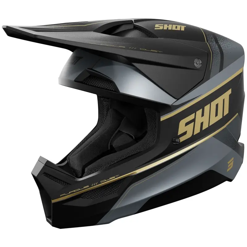 Přímo Od Výrobce Motokrosová helma Shot Furious Dust matná zlatá