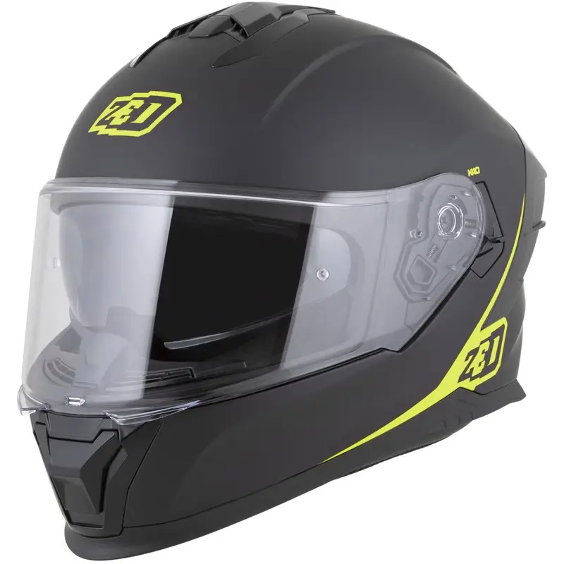 Přímo Od Výrobce Integrální helma na motorku ZED K40 matná černo-fluo žlutá