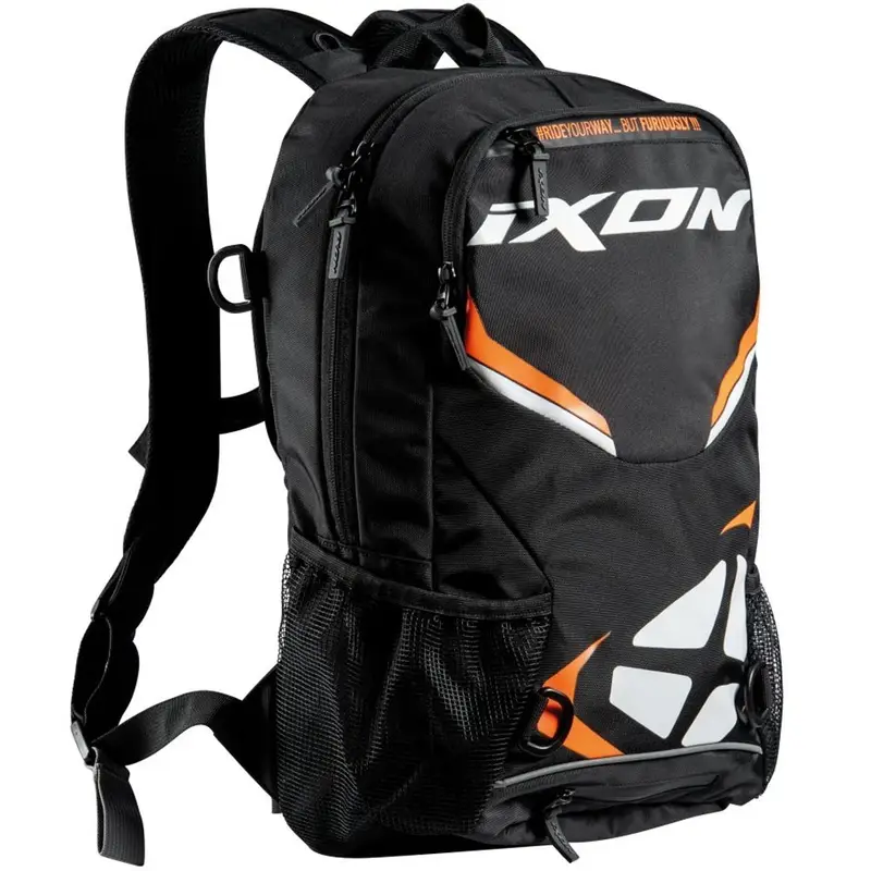 Batoh na motorku IXON R-Tension 23 černo-bílo-oranžový Nová Kolekce