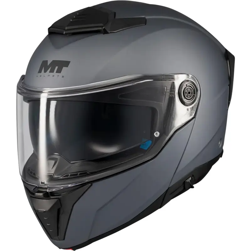 Speciální Cena Výklopná helma na motorku MT Atom 2 SV Pure A2 matná šedá