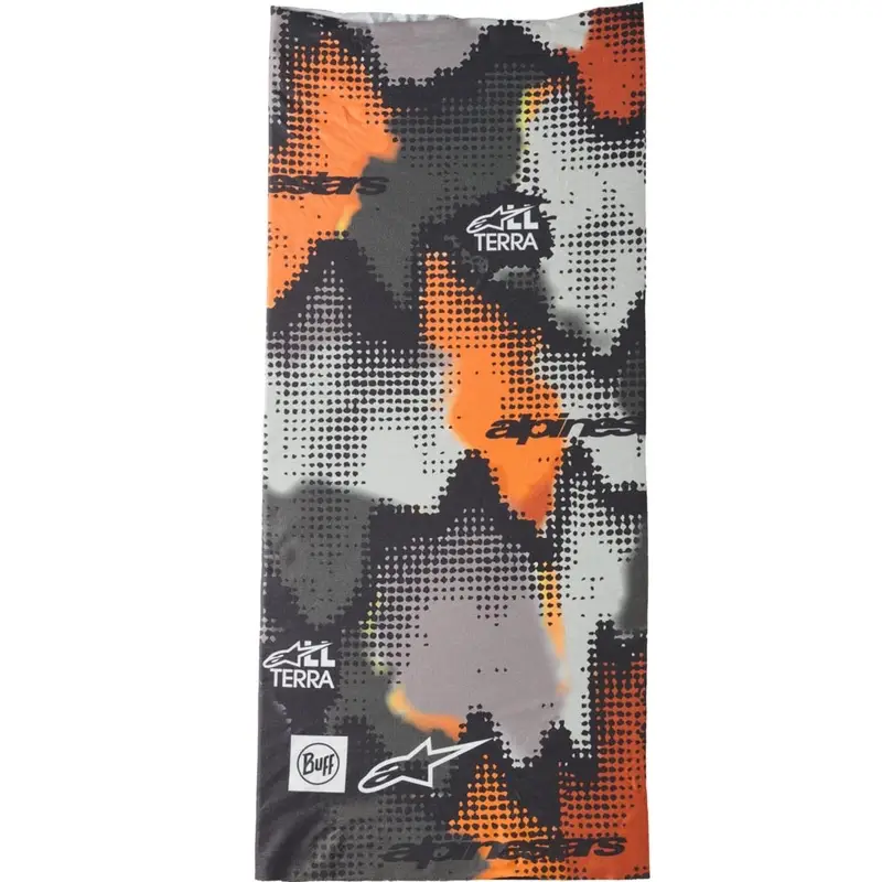 Nákrčník Alpinestars Buff Nazca camo-šedo-fluo oranžový Kup Teď
