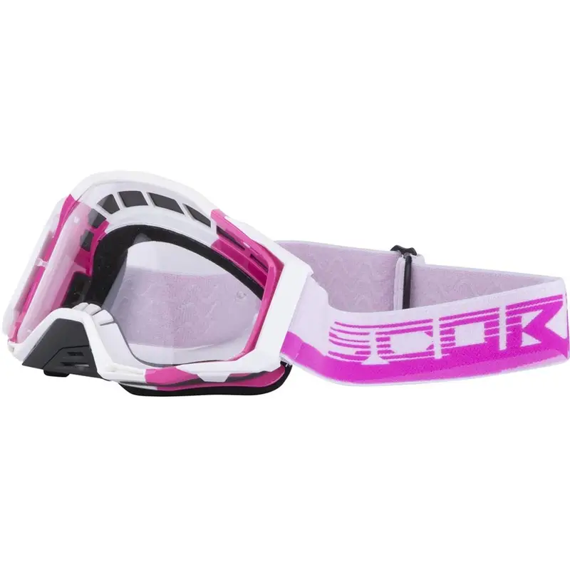 Hit Sezóny Motokrosové brýle Scorpion MX Mask růžovo-bílé