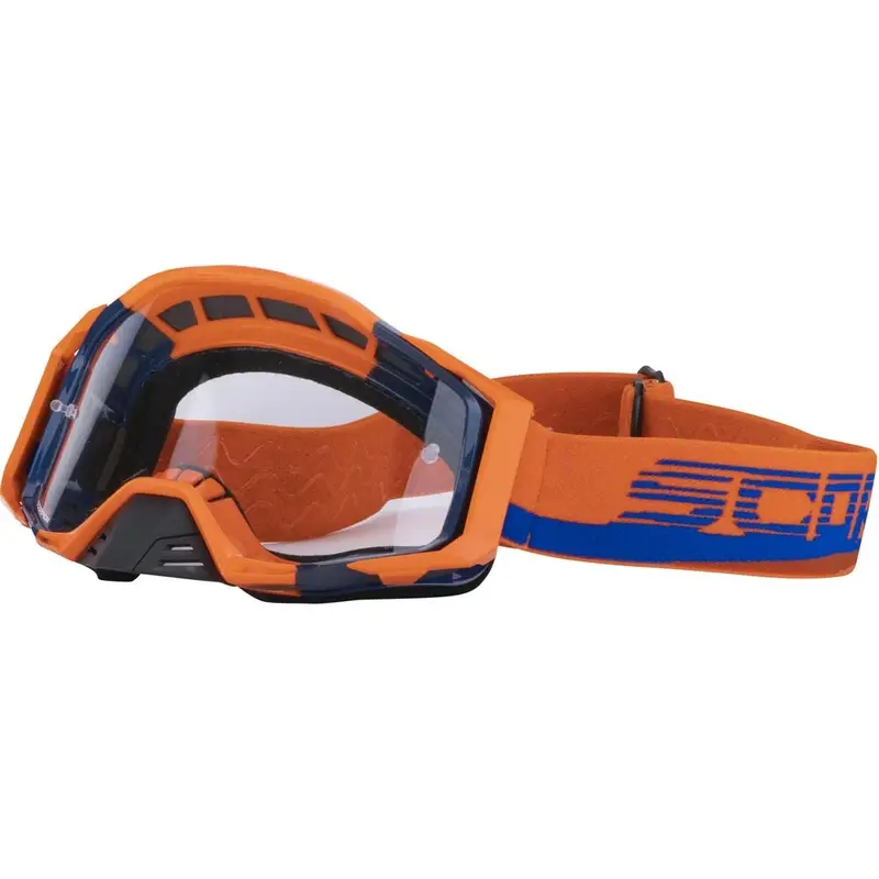 Motokrosové brýle Scorpion MX Mask oranžovo-modré Značkový