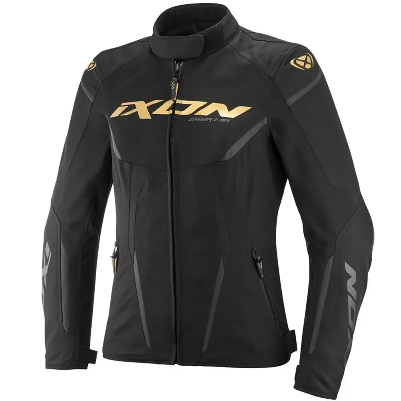 Finální Výprodej Dámská bunda na motorku IXON Striker 2 Air WP Lady černo-zlatá