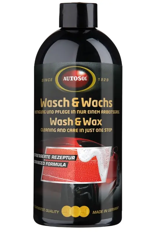 Šampon s voskem Autosol Wash and Wax 500 ml Nová Kolekce