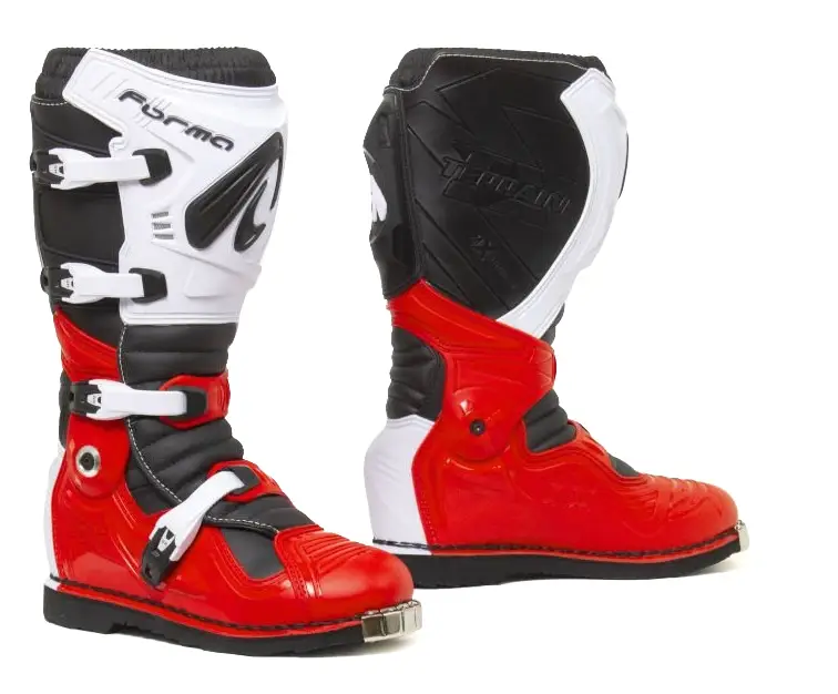 Horká Nabídka Boty na motorku Forma Terrain Evolution TX červeno-bílé