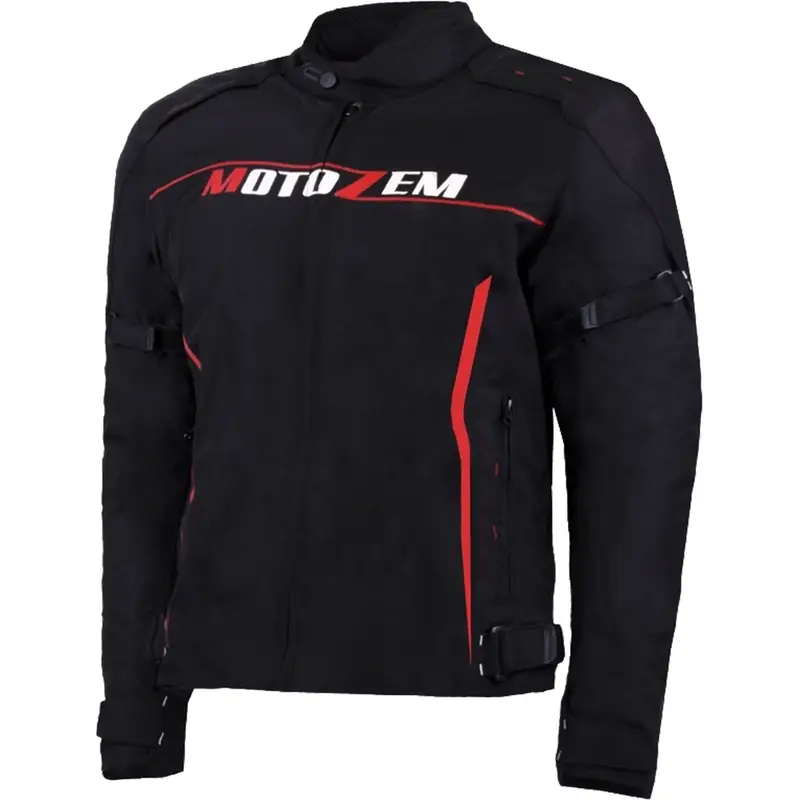 Bunda na motorku MotoZem Team 2 černá Nejlepší Volba