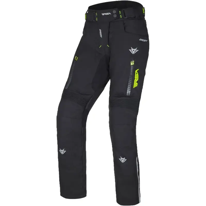 Ověřený Dámské kalhoty na motorku RSA Greby 2 černo-fluo žluté