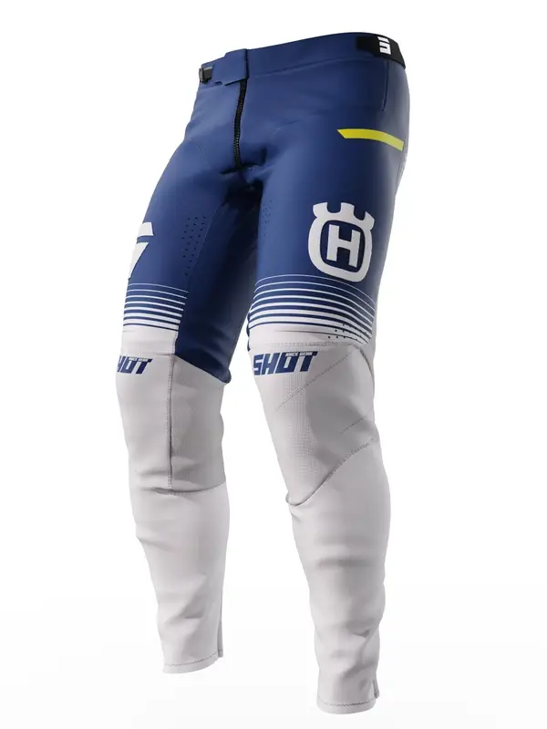 Motokrosové kalhoty Shot Aerolite Husqvarna LE bílo-modré výprodej Značkový